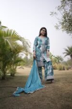 Aqua Petal Printed - Image 3