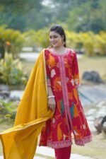 Sunset Muse Printed Kurta Set - Image 6