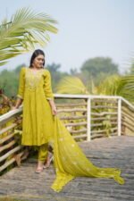 Meadow Glow Embroidered Kurta Set - Image 4