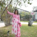 Blush Paisley Pure Cotton 100% Alia Pattern Suit with Dupatta